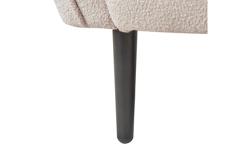 Toyoki Lepotuoli 138 cm Oikealta - Beige/Musta - Huonekalut - Tuoli & nojatuoli - Nojatuoli & lepotuoli - Makuutuoli & divaanituoli