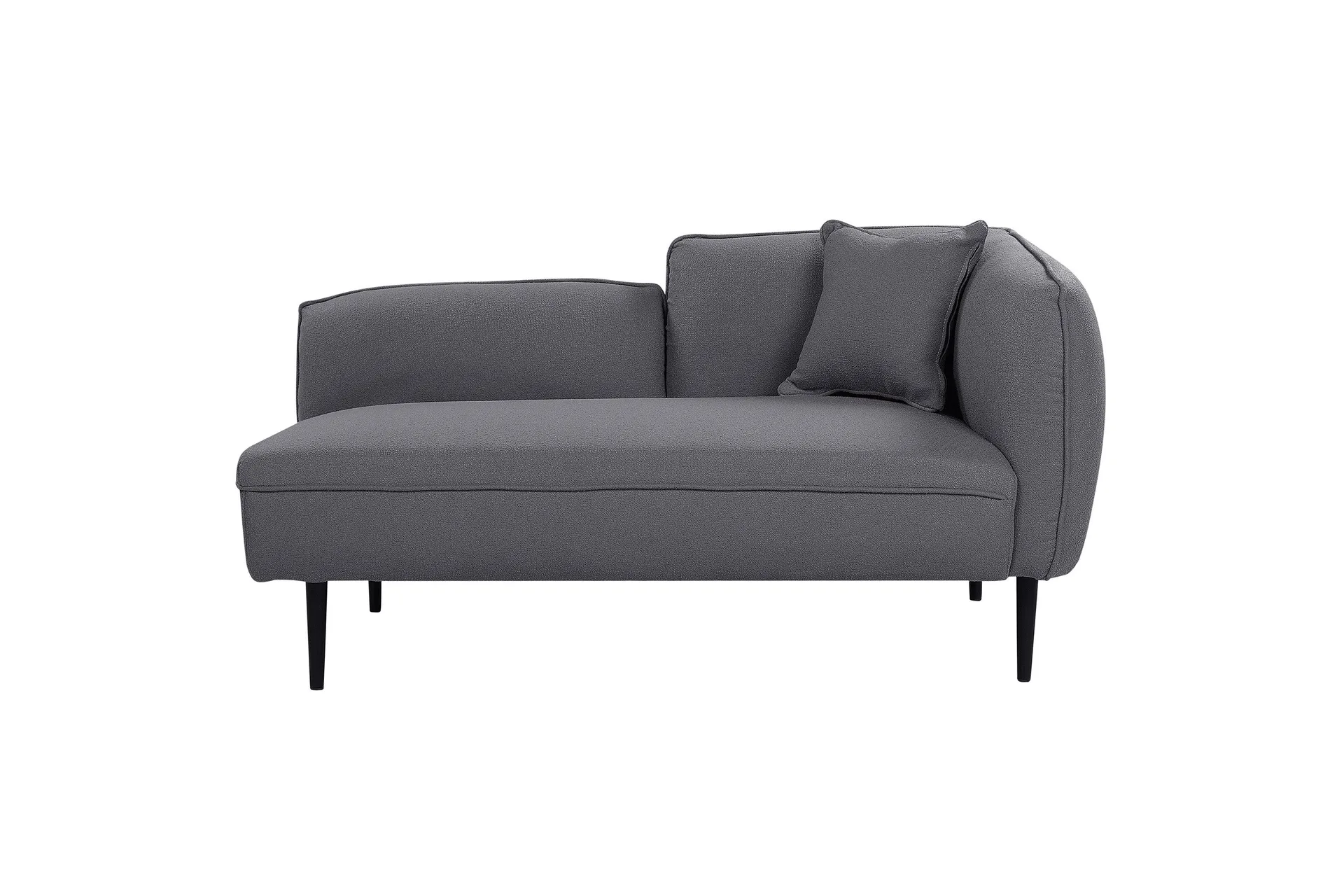 Toyoki Lepotuoli 138 cm Oikealta - Musta/Harmaa