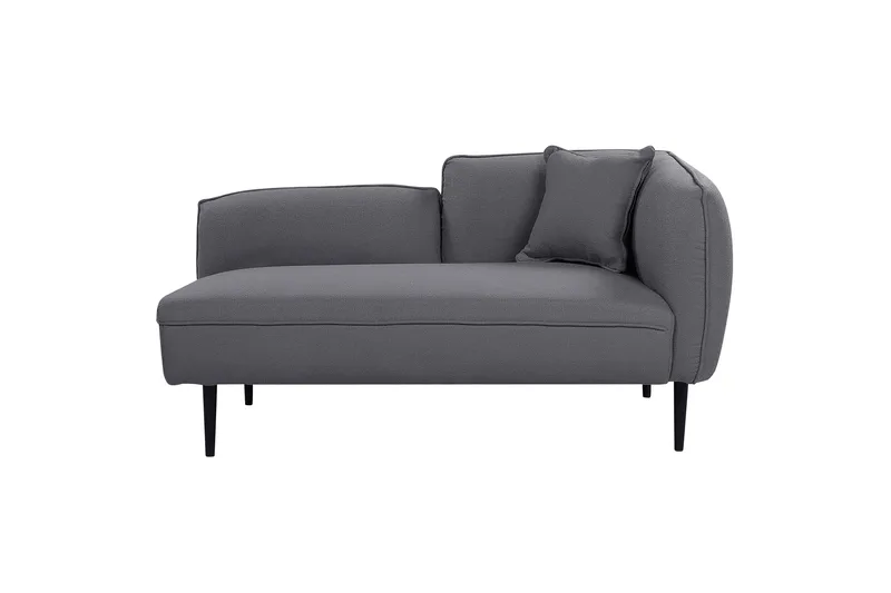 Toyoki Lepotuoli 138 cm Oikealta, Musta/Harmaa