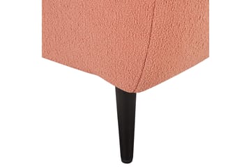 Toyoki Lepotuoli 138 cm Oikealta - Musta/Roosa - Huonekalut - Tuoli & nojatuoli - Nojatuoli & lepotuoli - Makuutuoli & divaanituoli