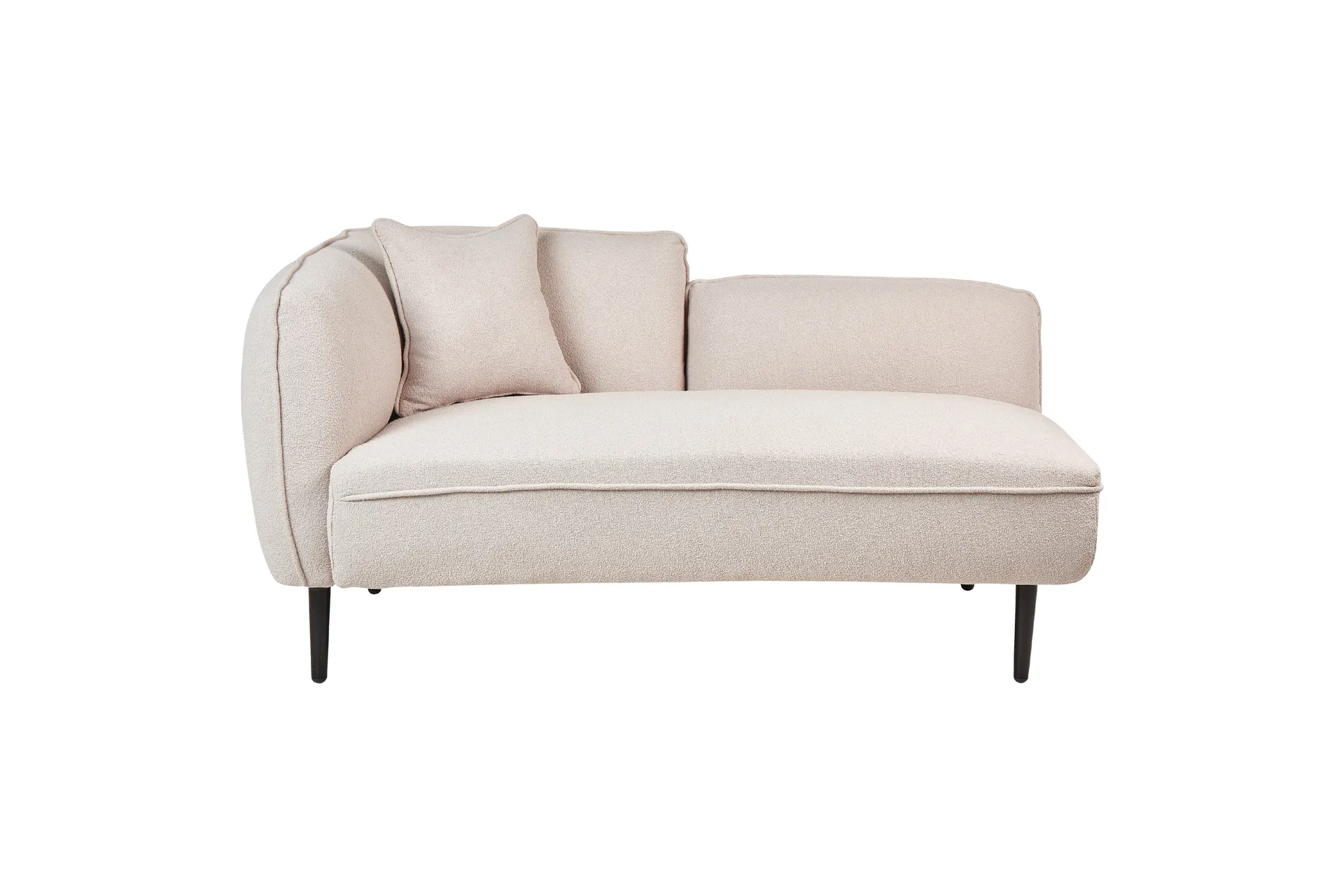 Toyoki Lepotuoli 138 cm Vasemmalta - Beige/Musta
