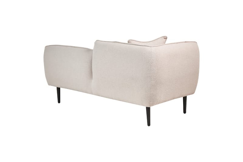Toyoki Lepotuoli 138 cm Vasemmalta - Beige/Musta - Huonekalut - Tuoli & nojatuoli - Nojatuoli & lepotuoli - Makuutuoli & divaanituoli