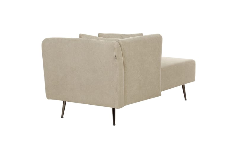 Toyoko Lepotuoli 156 cm Oikealta - Beige/Musta - Huonekalut - Tuoli & nojatuoli - Nojatuoli & lepotuoli - Makuutuoli & divaanituoli