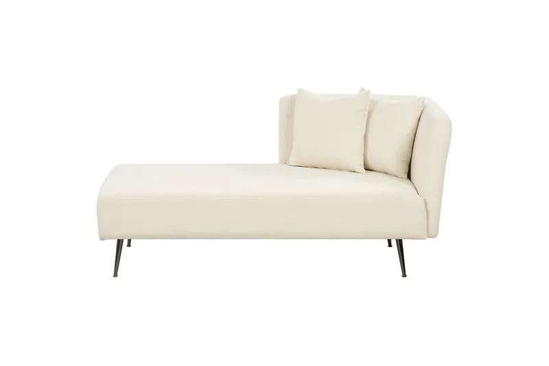 Toyoko Lepotuoli 156 cm Oikealta - Musta/Valkoinen - Huonekalut - Tuoli & nojatuoli - Nojatuoli & lepotuoli - Makuutuoli & divaanituoli