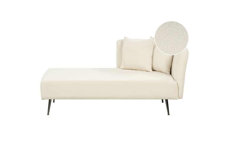 Toyoko Lepotuoli 156 cm Oikealta - Musta/Valkoinen - Huonekalut - Tuoli & nojatuoli - Nojatuoli & lepotuoli - Makuutuoli & divaanituoli