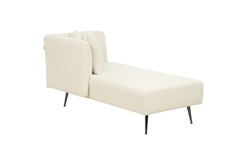 Toyoko Lepotuoli 156 cm Oikealta - Musta/Valkoinen - Huonekalut - Tuoli & nojatuoli - Nojatuoli & lepotuoli - Makuutuoli & divaanituoli