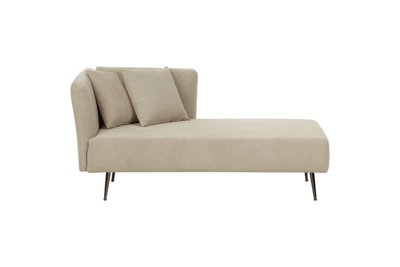Toyoko Lepotuoli 156 cm Vasemmalta - Beige/Musta - Huonekalut - Tuoli & nojatuoli - Nojatuoli & lepotuoli - Makuutuoli & divaanituoli
