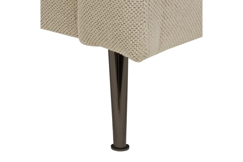 Toyoko Lepotuoli 156 cm Vasemmalta - Beige/Musta - Huonekalut - Tuoli & nojatuoli - Nojatuoli & lepotuoli - Makuutuoli & divaanituoli