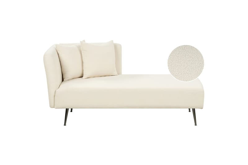 Toyoko Lepotuoli 156 cm Vasemmalta - Musta/Valkoinen - Huonekalut - Tuoli & nojatuoli - Nojatuoli & lepotuoli - Makuutuoli & divaanituoli