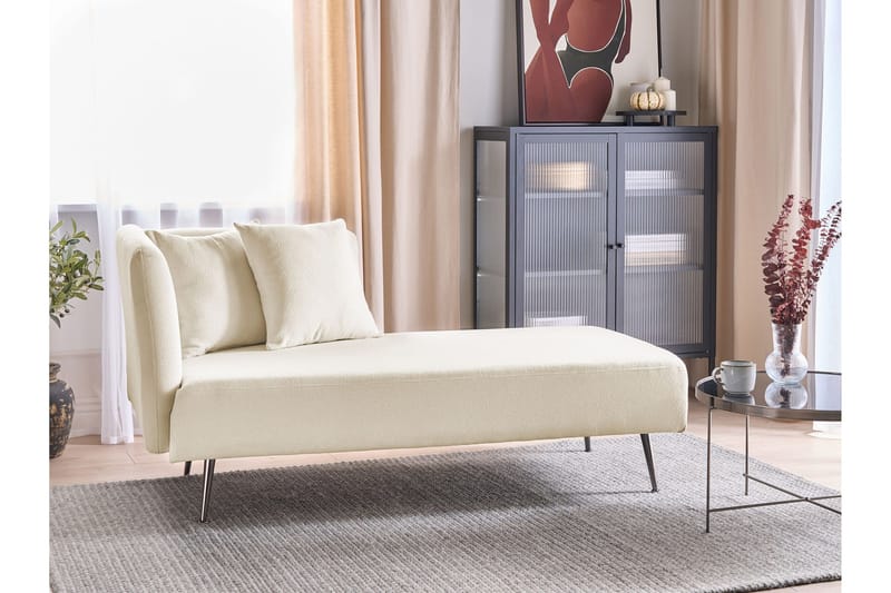 Toyoko Lepotuoli 156 cm Vasemmalta - Musta/Valkoinen - Huonekalut - Tuoli & nojatuoli - Nojatuoli & lepotuoli - Makuutuoli & divaanituoli