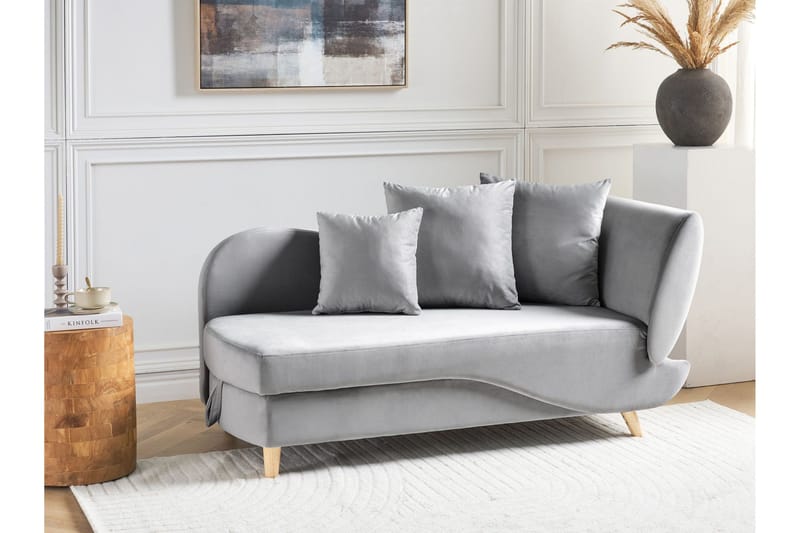 Trehan Lepotuoli 157 cm Oikealta - Harmaa - Huonekalut - Tuoli & nojatuoli - Nojatuoli & lepotuoli - Makuutuoli & divaanituoli