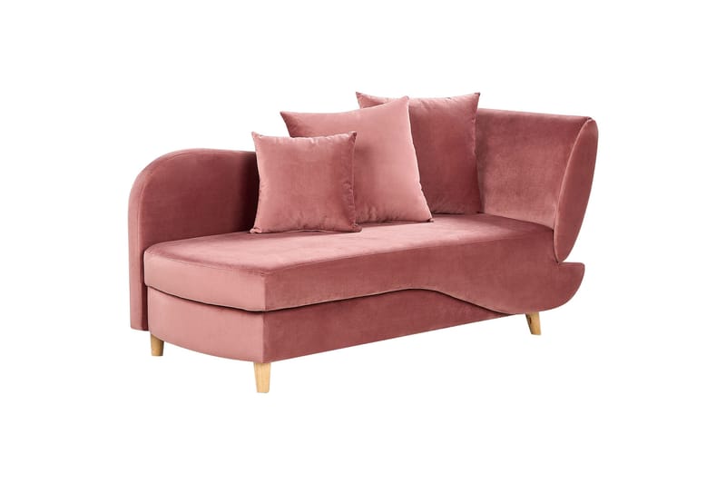 Trehan Lepotuoli 157 cm Oikealta - Roosa - Huonekalut - Tuoli & nojatuoli - Nojatuoli & lepotuoli - Makuutuoli & divaanituoli