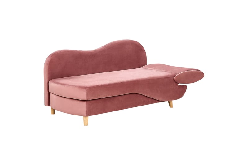 Trehan Lepotuoli 157 cm Oikealta - Roosa - Huonekalut - Tuoli & nojatuoli - Nojatuoli & lepotuoli - Makuutuoli & divaanituoli