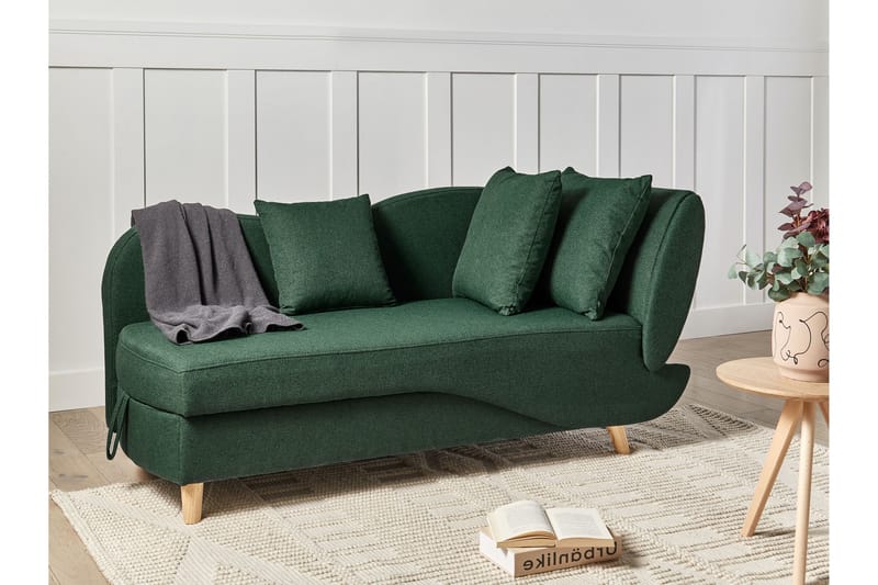 Trehan Lepotuoli 157 cm Oikealta - Vihreä - Huonekalut - Tuoli & nojatuoli - Nojatuoli & lepotuoli - Makuutuoli & divaanituoli