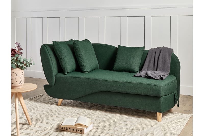 Trehan Lepotuoli 157 cm Vasemmalta - Vihreä - Huonekalut - Tuoli & nojatuoli - Nojatuoli & lepotuoli - Makuutuoli & divaanituoli