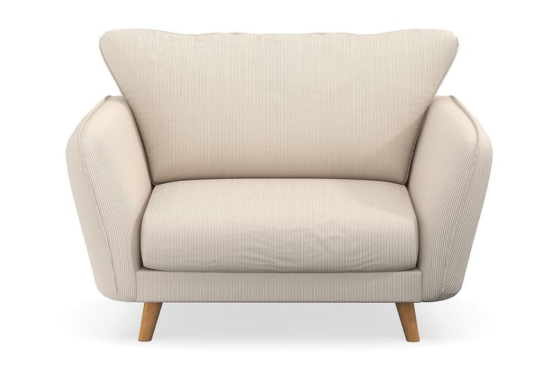Trend Lyx Nojatuoli - Beige Vakosametti - Huonekalut - Tuoli & nojatuoli - Nojatuoli & lepotuoli