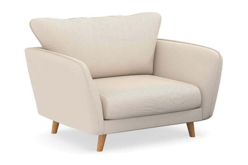 Trend Lyx Nojatuoli - Beige Vakosametti - Huonekalut - Tuoli & nojatuoli - Nojatuoli & lepotuoli