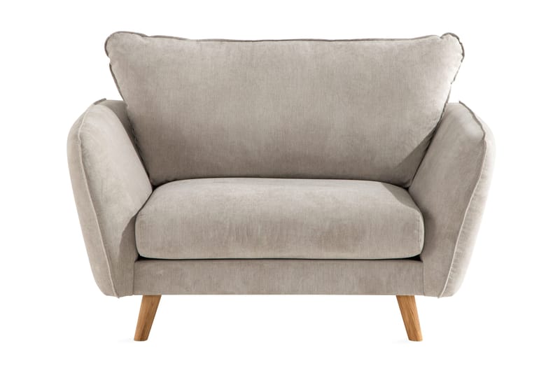 Trend Lyx Nojatuoli - Beige/Tammi - Huonekalut - Tuoli & nojatuoli - Nojatuoli & lepotuoli