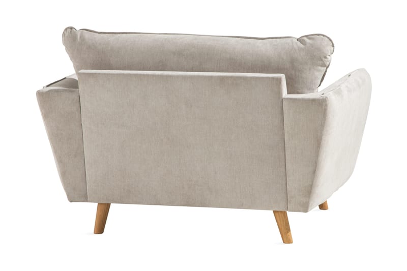 Trend Lyx Nojatuoli - Beige/Tammi - Huonekalut - Tuoli & nojatuoli - Nojatuoli & lepotuoli