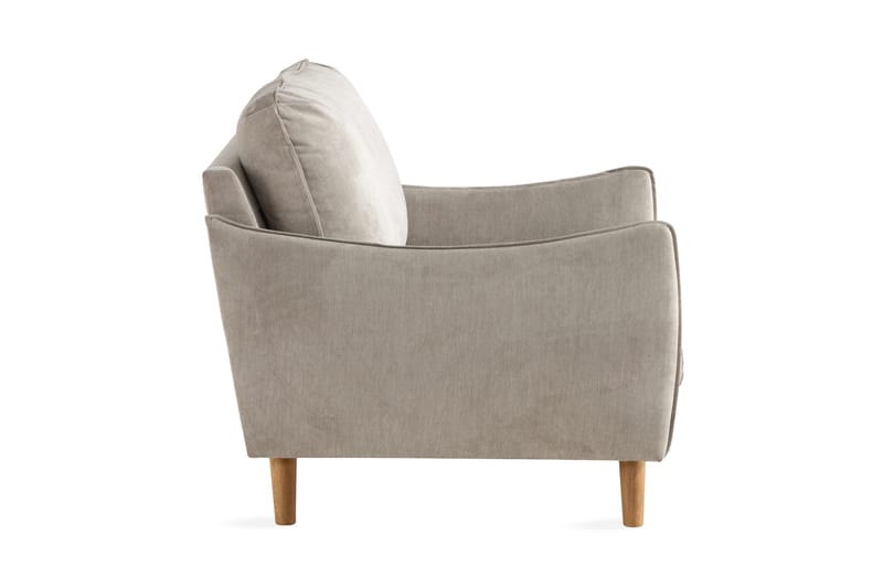 Trend Lyx Nojatuoli - Beige/Tammi - Huonekalut - Tuoli & nojatuoli - Nojatuoli & lepotuoli