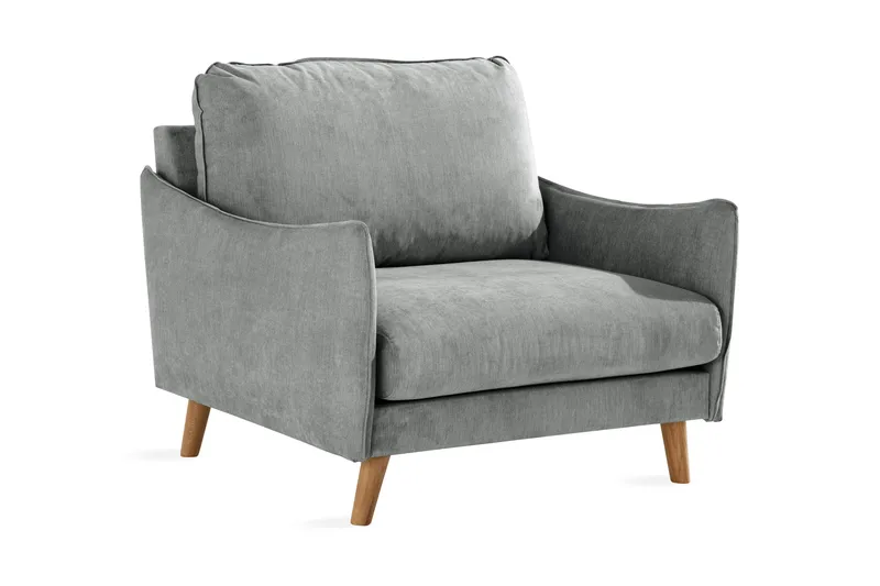 Trend Lyx Nojatuoli, Harmaa/Tammi