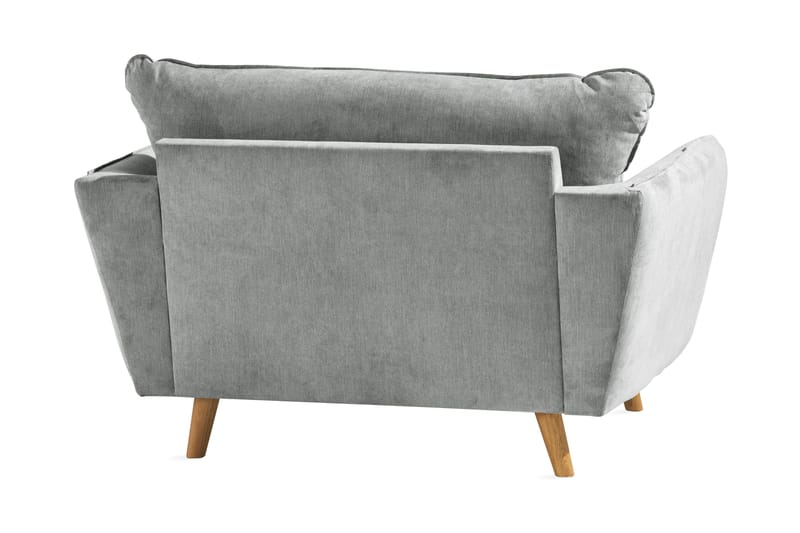 Trend Lyx Nojatuoli - Harmaa/Tammi - Huonekalut - Tuoli & nojatuoli - Nojatuoli & lepotuoli