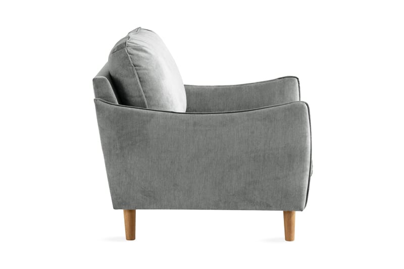 Trend Lyx Nojatuoli - Harmaa/Tammi - Huonekalut - Tuoli & nojatuoli - Nojatuoli & lepotuoli