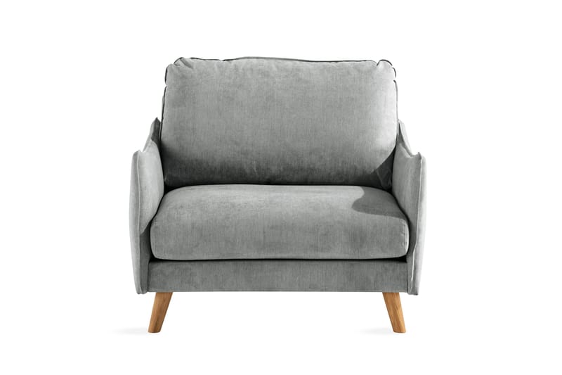 Trend Lyx Nojatuoli - Harmaa/Tammi - Huonekalut - Tuoli & nojatuoli - Nojatuoli & lepotuoli
