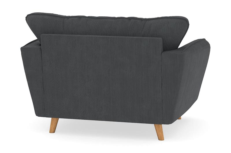 Trend Lyx Nojatuoli - Tummanharmaa Vakosametti - Huonekalut - Tuoli & nojatuoli - Nojatuoli & lepotuoli