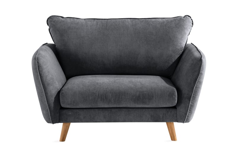 Trend Lyx Nojatuoli - Tummanharmaa/Tammi - Huonekalut - Tuoli & nojatuoli - Nojatuoli & lepotuoli