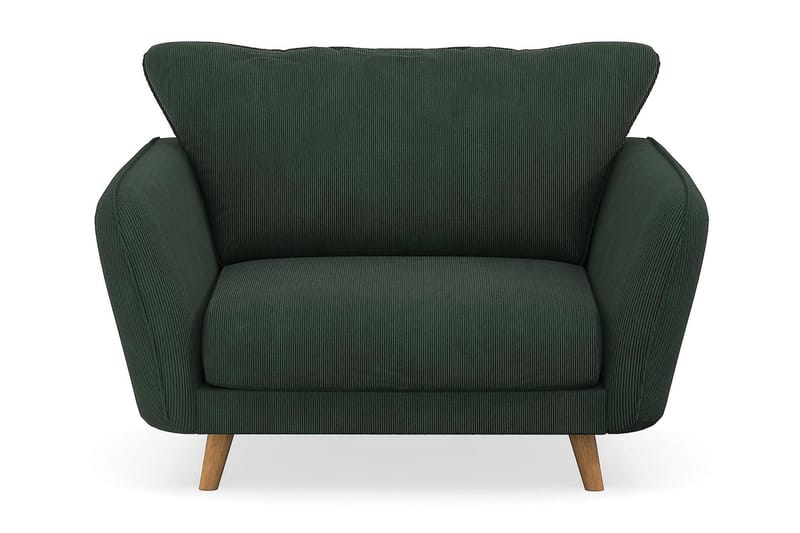 Trend Lyx Nojatuoli - Tummanvihreä Vakosametti - Huonekalut - Tuoli & nojatuoli - Nojatuoli & lepotuoli