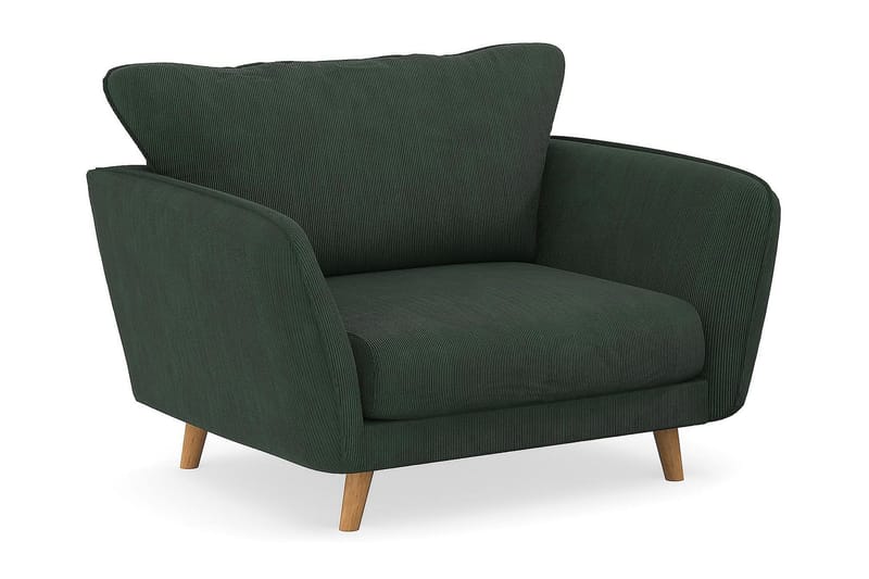 Trend Lyx Nojatuoli - Tummanvihreä Vakosametti - Huonekalut - Tuoli & nojatuoli - Nojatuoli & lepotuoli