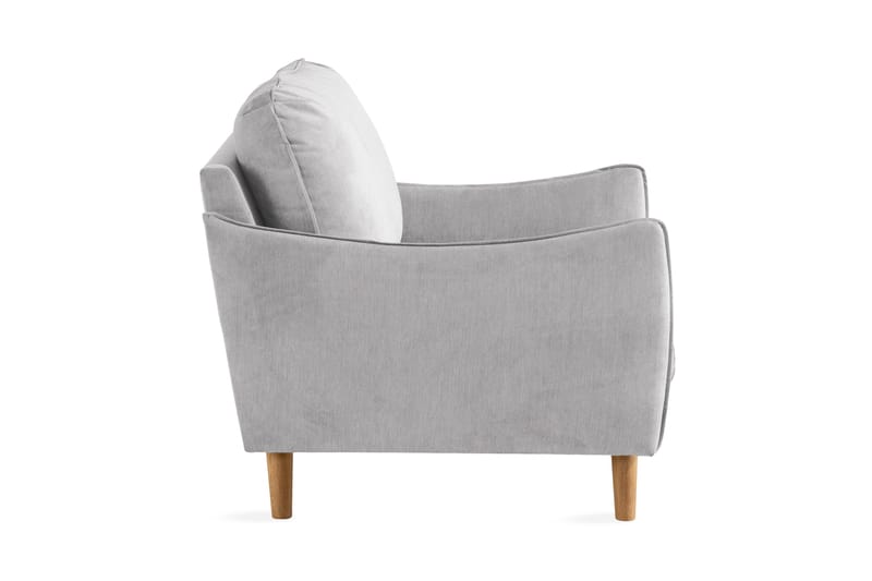 Trend Lyx Nojatuoli - Vaaleanharmaa/Tammi - Huonekalut - Tuoli & nojatuoli - Nojatuoli & lepotuoli
