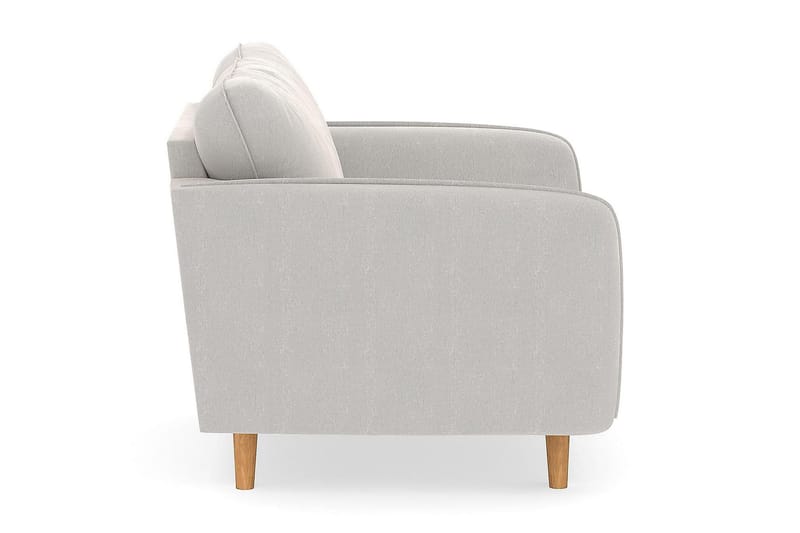 Trend Lyx Nojatuoli - Valkoinen Sametti - Huonekalut - Tuoli & nojatuoli - Nojatuoli & lepotuoli