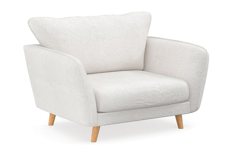 Trend Lyx Nojatuoli - Valkoinen/Buklee - Huonekalut - Tuoli & nojatuoli - Nojatuoli & lepotuoli