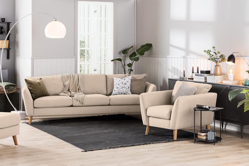 Trend Nojatuoli - Beige - Huonekalut - Tuoli & nojatuoli - Nojatuoli & lepotuoli