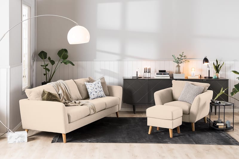 Trend Nojatuoli - Beige - Huonekalut - Tuoli & nojatuoli - Nojatuoli & lepotuoli