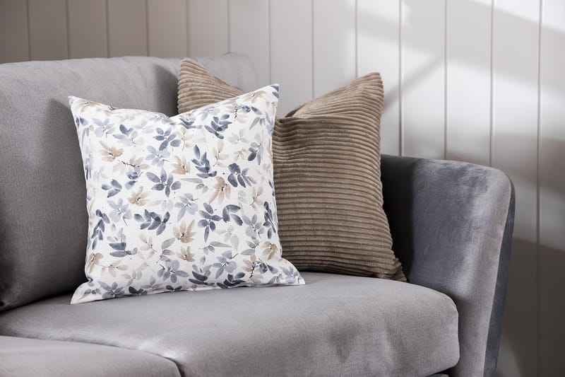 Trend Nojatuoli ja Rahi - Vaaleanharmaa - Huonekalut - Tuoli & nojatuoli - Nojatuoli & lepotuoli - Samettinojatuoli