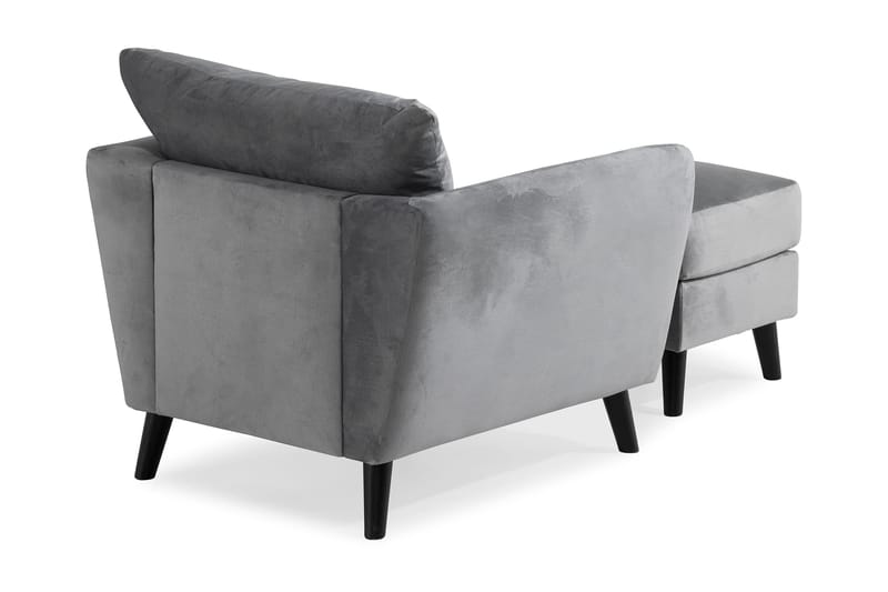 Trend Nojatuoli ja Rahi - Vaaleanharmaa - Huonekalut - Tuoli & nojatuoli - Nojatuoli & lepotuoli - Samettinojatuoli