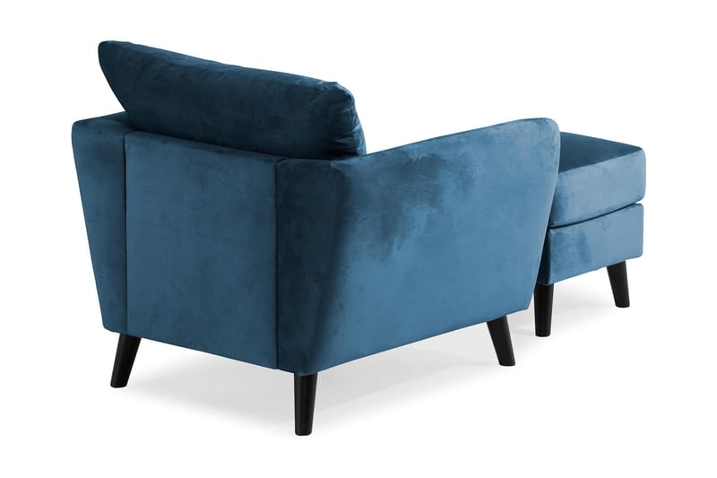 Trend Nojatuoli ja Rahi - Yönsininen - Huonekalut - Tuoli & nojatuoli - Nojatuoli & lepotuoli - Samettinojatuoli