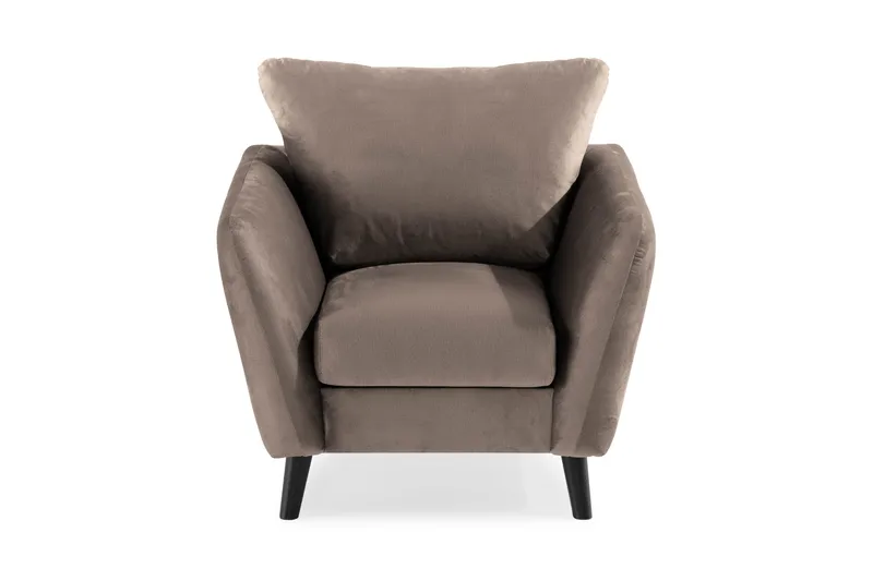 Trend Nojatuoli - Myyränruskea - Huonekalut - Tuoli & nojatuoli - Nojatuoli & lepotuoli - Samettinojatuoli