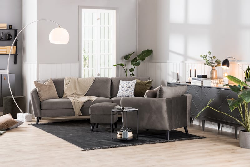 Trend Nojatuoli - Myyränruskea - Huonekalut - Tuoli & nojatuoli - Nojatuoli & lepotuoli - Samettinojatuoli