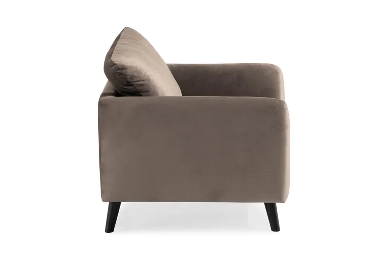Trend Nojatuoli - Myyränruskea - Huonekalut - Tuoli & nojatuoli - Nojatuoli & lepotuoli - Samettinojatuoli