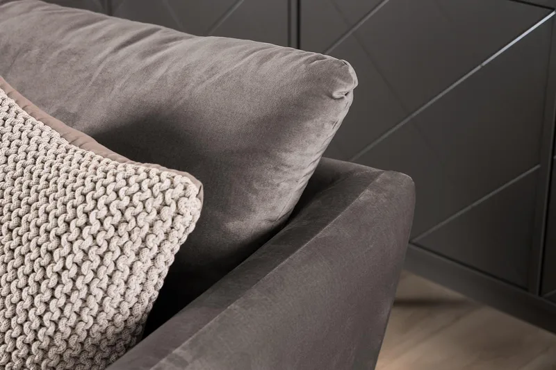 Trend Nojatuoli - Myyränruskea - Huonekalut - Tuoli & nojatuoli - Nojatuoli & lepotuoli - Samettinojatuoli