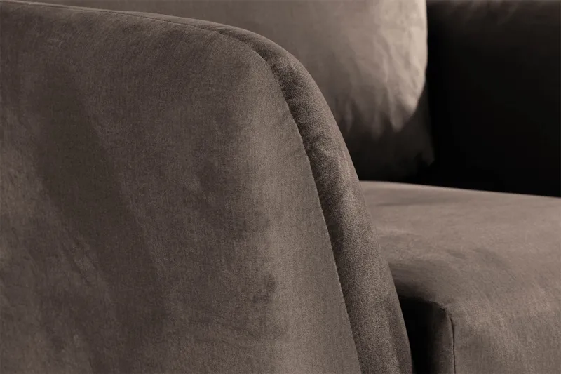 Trend Nojatuoli - Myyränruskea - Huonekalut - Tuoli & nojatuoli - Nojatuoli & lepotuoli - Samettinojatuoli