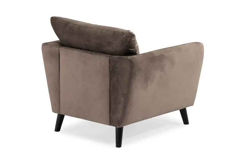 Trend Nojatuoli - Myyränruskea - Huonekalut - Tuoli & nojatuoli - Nojatuoli & lepotuoli - Samettinojatuoli