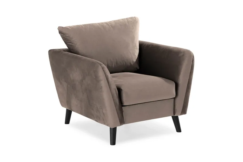 Trend Nojatuoli - Myyränruskea - Huonekalut - Tuoli & nojatuoli - Nojatuoli & lepotuoli - Samettinojatuoli