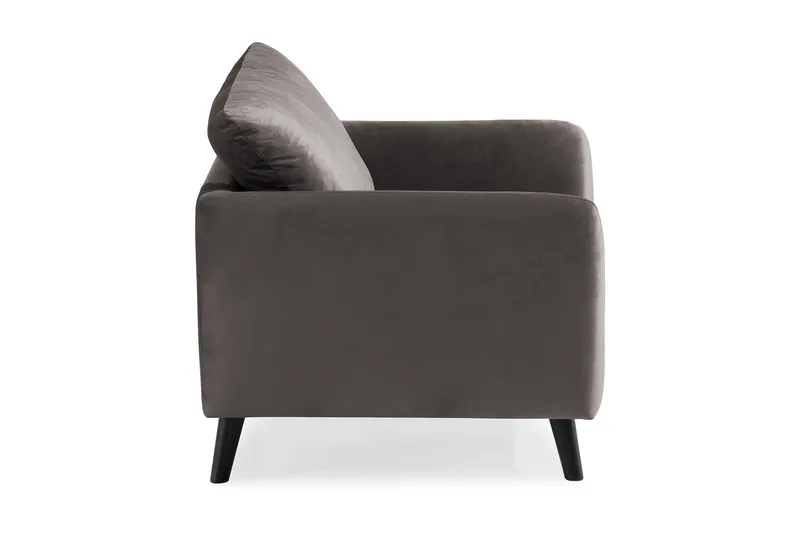 Trend Nojatuoli - Tummanharmaa - Huonekalut - Tuoli & nojatuoli - Nojatuoli & lepotuoli - Samettinojatuoli