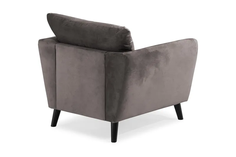Trend Nojatuoli - Tummanharmaa - Huonekalut - Tuoli & nojatuoli - Nojatuoli & lepotuoli - Samettinojatuoli