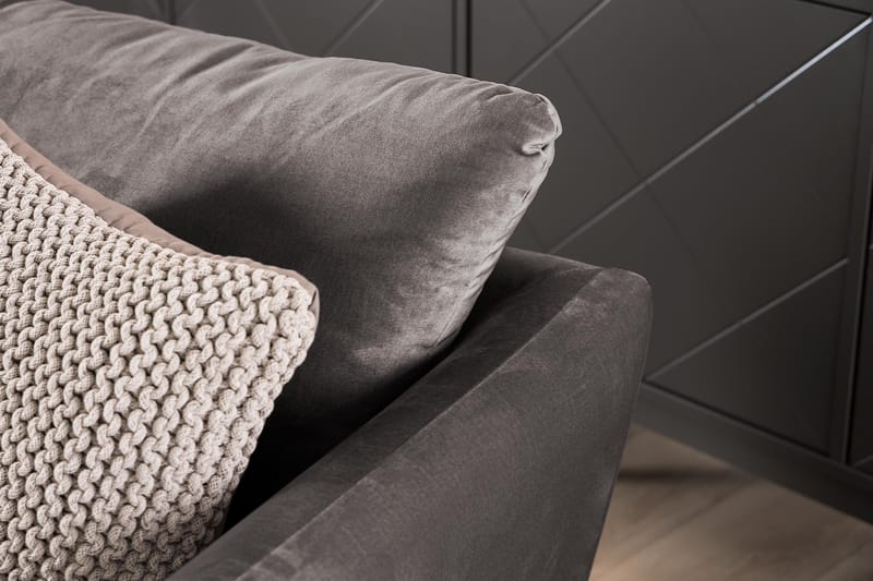 Trend Nojatuoli - Tummanharmaa - Huonekalut - Tuoli & nojatuoli - Nojatuoli & lepotuoli - Samettinojatuoli